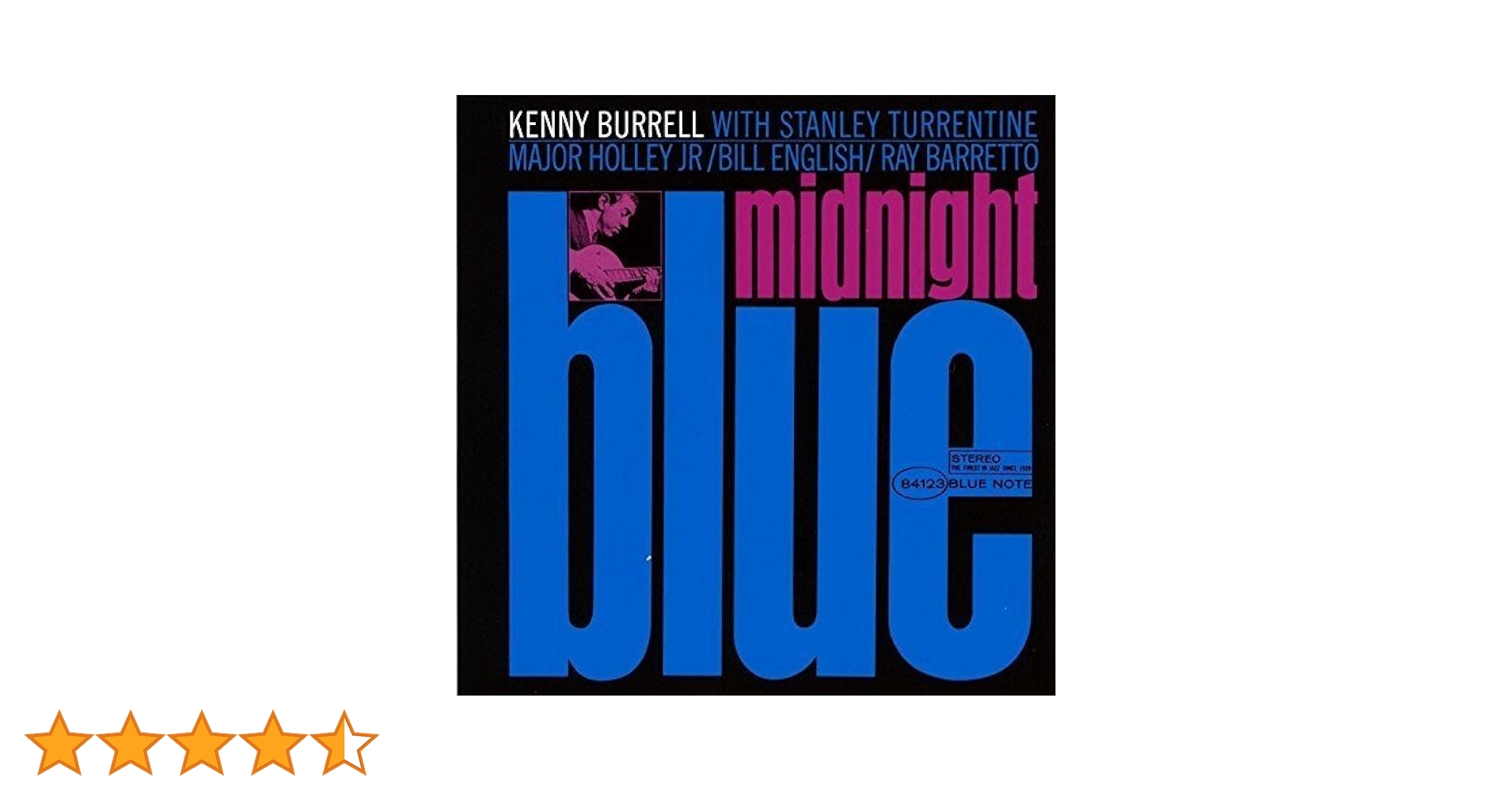 ケニーバレル 名盤 レコード ミッドナイトブルー Midnight Blue (180グラム重量盤レコード/CLASSIC VINYL